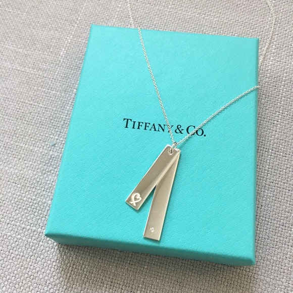 Loving Heart Double Bar Necklace 